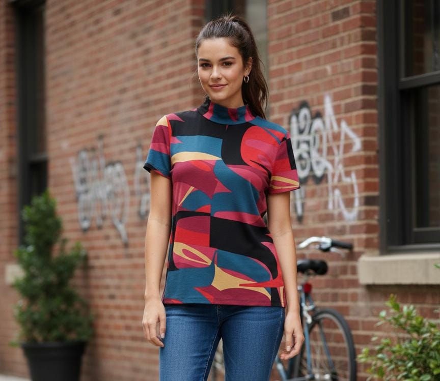 ANNE KLEIN BLUSA MUJER COLORES