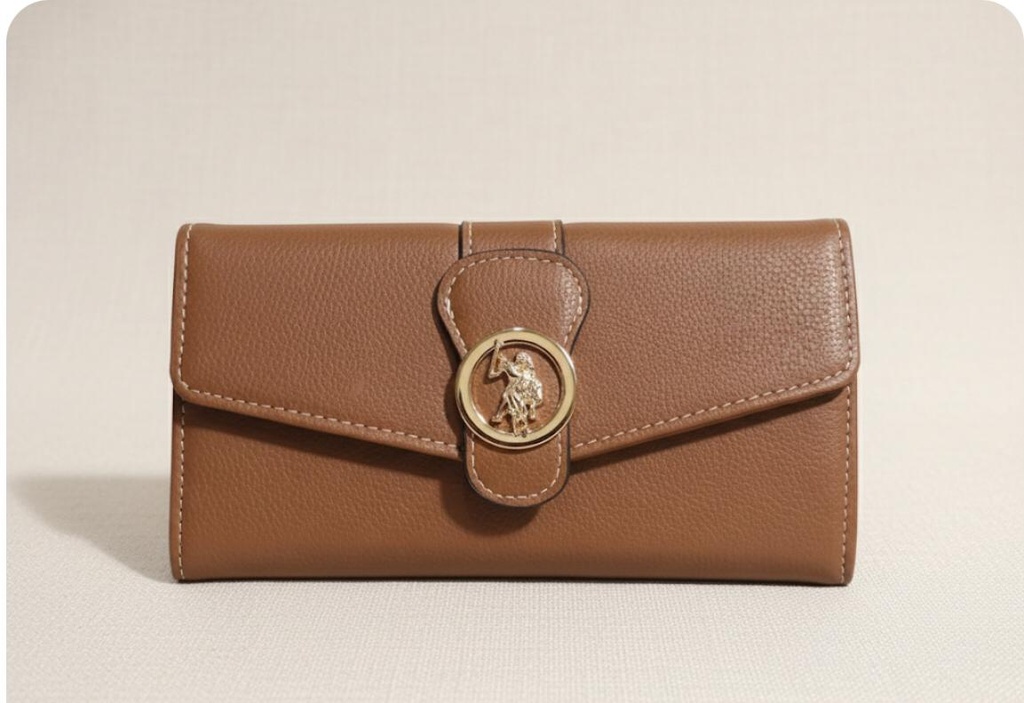POLO MONEDERO CAMEL MUJER