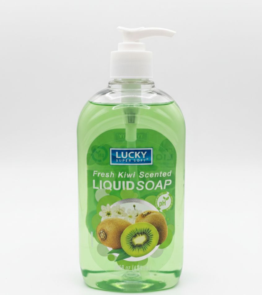 LUCKY JABON LIQU P/MANOS FRES-KIWI 414ml