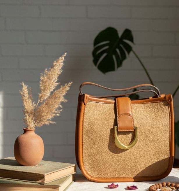 ANTIK KRAFT CARTERA BEIGE-CAFE MUJER