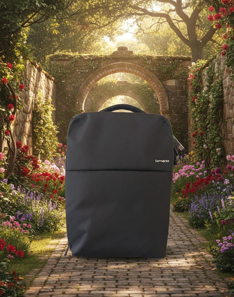 SAMSONITE MOCHILA CUADRADA NEGRO