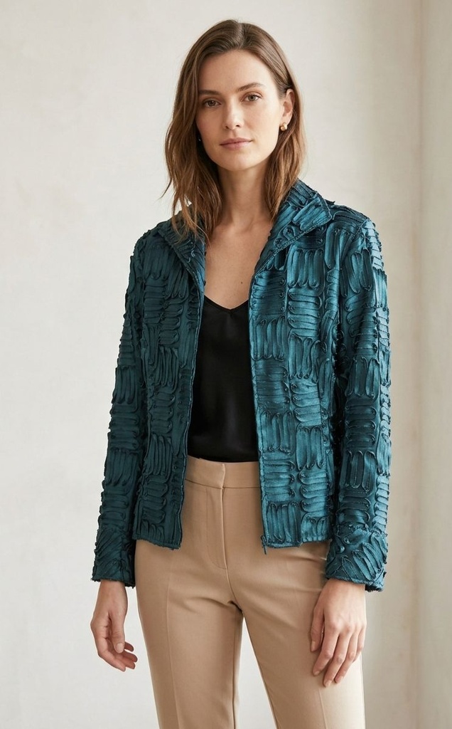 SAMUEL DONG BLUSA MUJER AQUA 96376