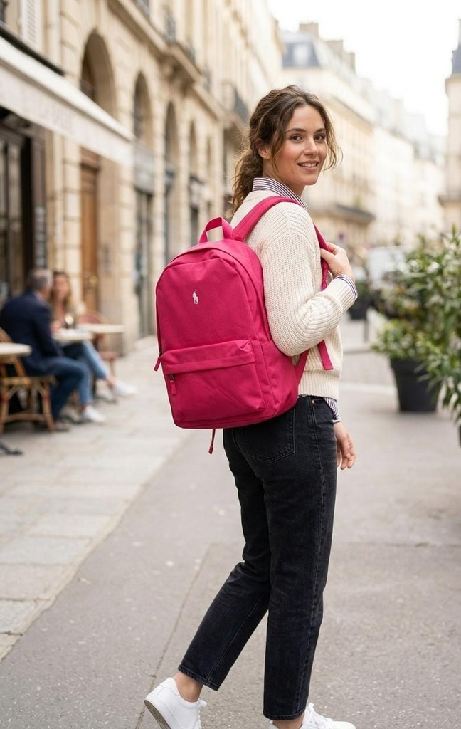 POLO MOCHIILA FUCSHIA MUJER