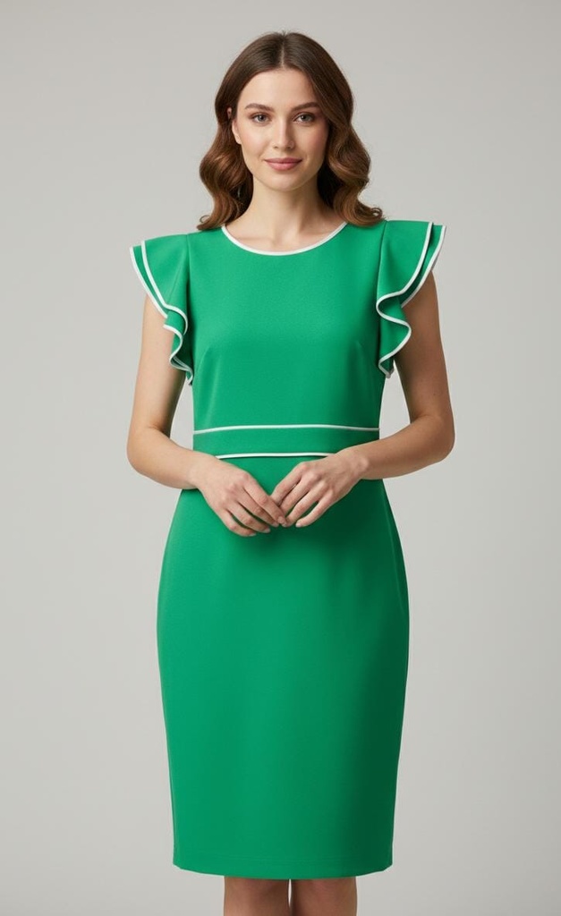 TOMMY VESTIDO MUJER VERDE LIMON
