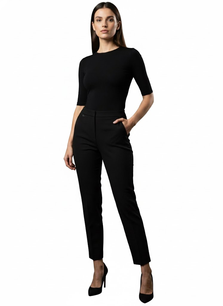 ADRIANA P. PANTALON TELA NEGRO