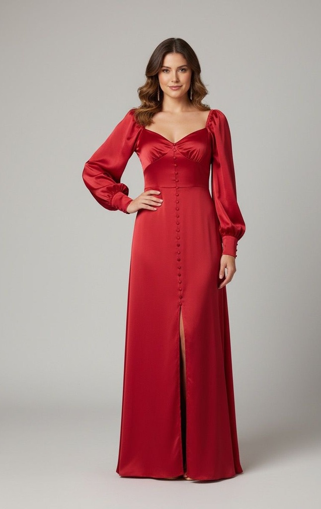 AVAILABLE VESTIDO LRGO OCRE MUJER