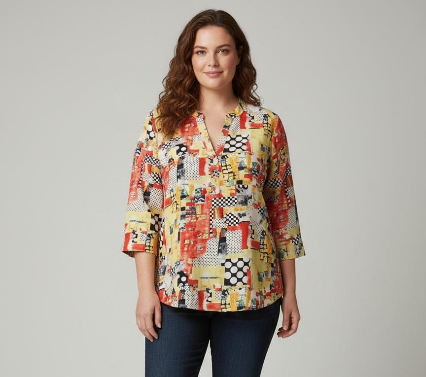 MANHATTAN BLUSA MUJER AMARILLO ESTAM