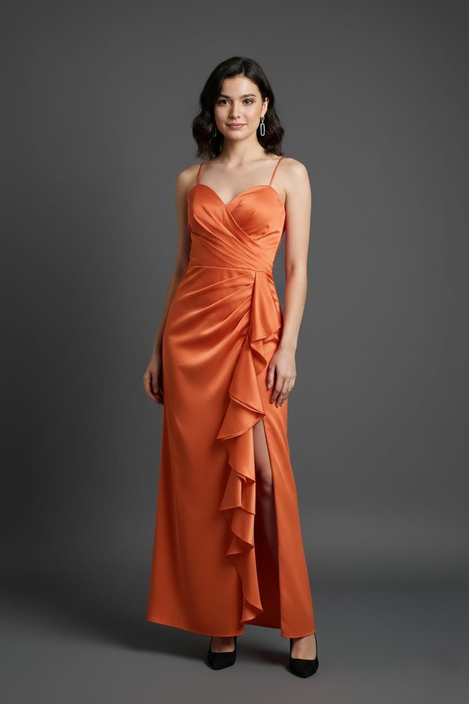 MANIJU VESTIDO NARANJA MUJER