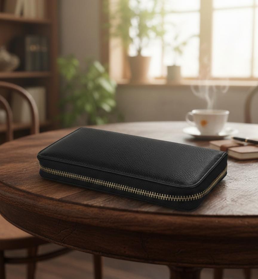 MONEDERO MUJER NEGRO
