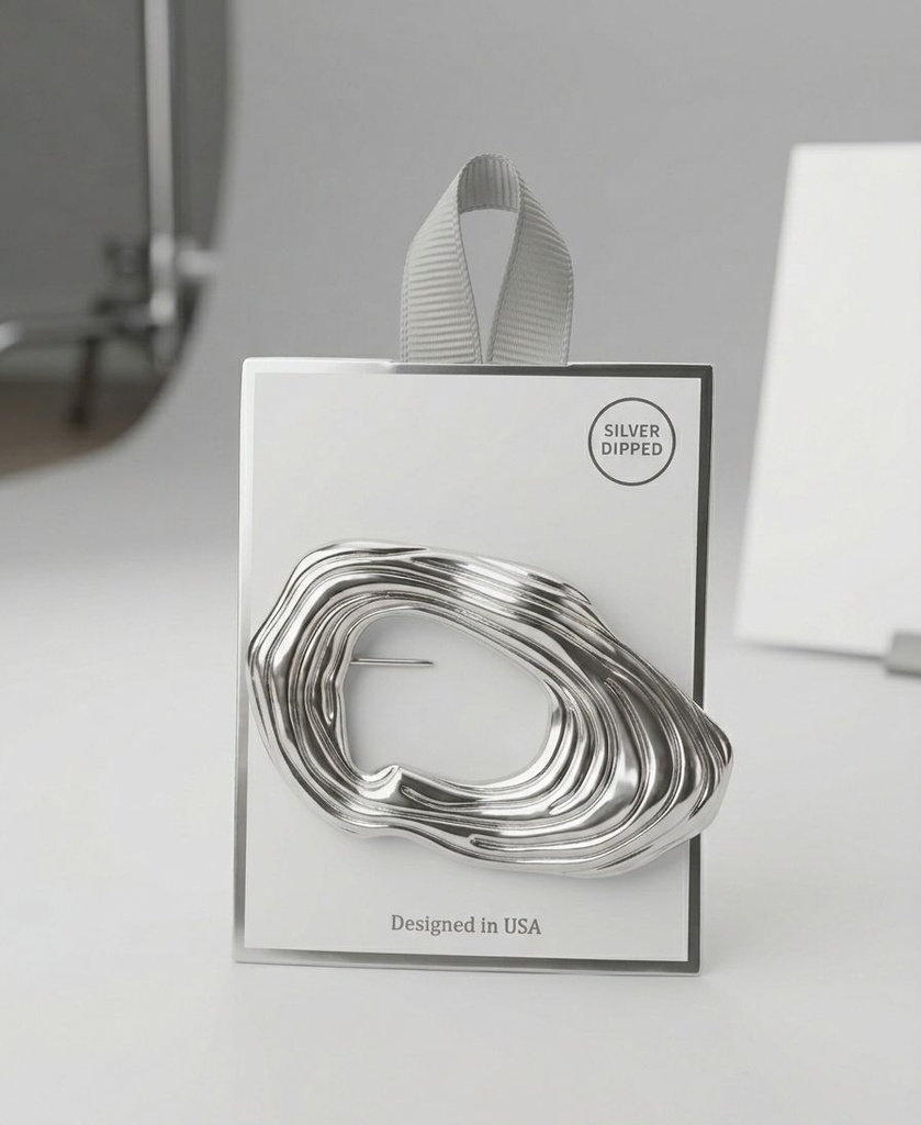 GOLD BROCHE DORADO-PLETADO