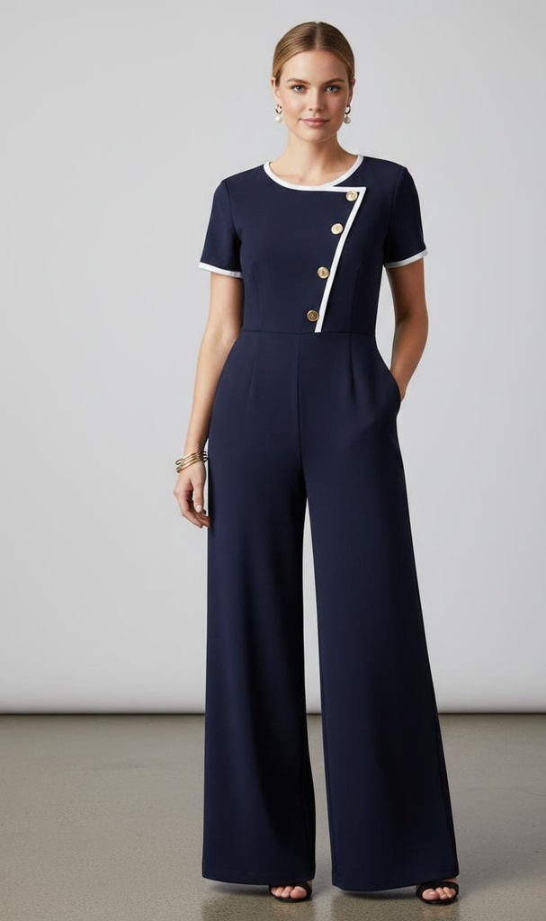 SHEIBY&PALMER JUMPSUIT MUJER AZUL M. K800