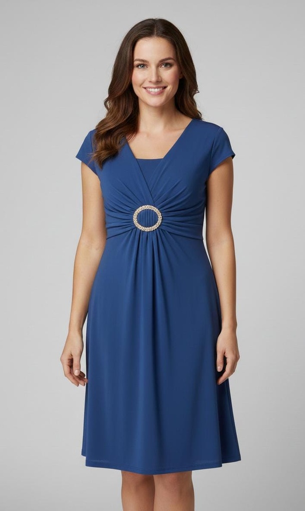 R&M RICHARDS VESTIDO MUJER AZUL ELECTRIC