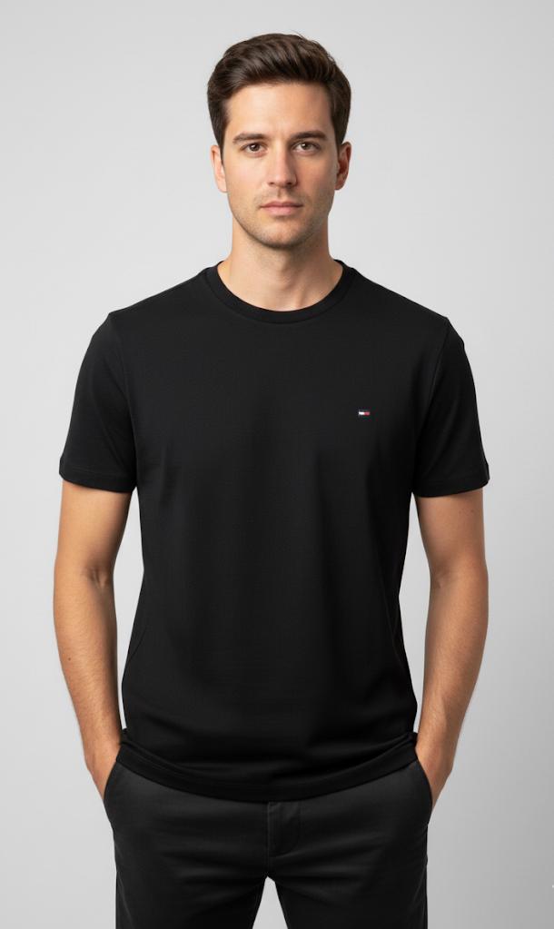 TOMMY CAMISETA NEGRO HOMBRE 78JA560N