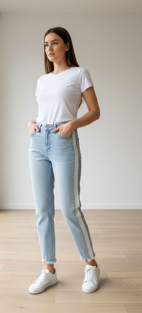 KANCAN JEANS MUJER AZUL CLARO KC7848L