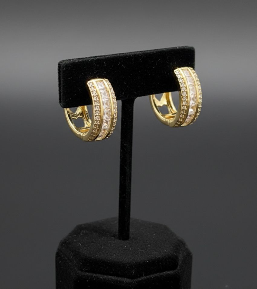 ARGOLLA ENCHAPE DRD BRILLANTE PIEDRA PEQ