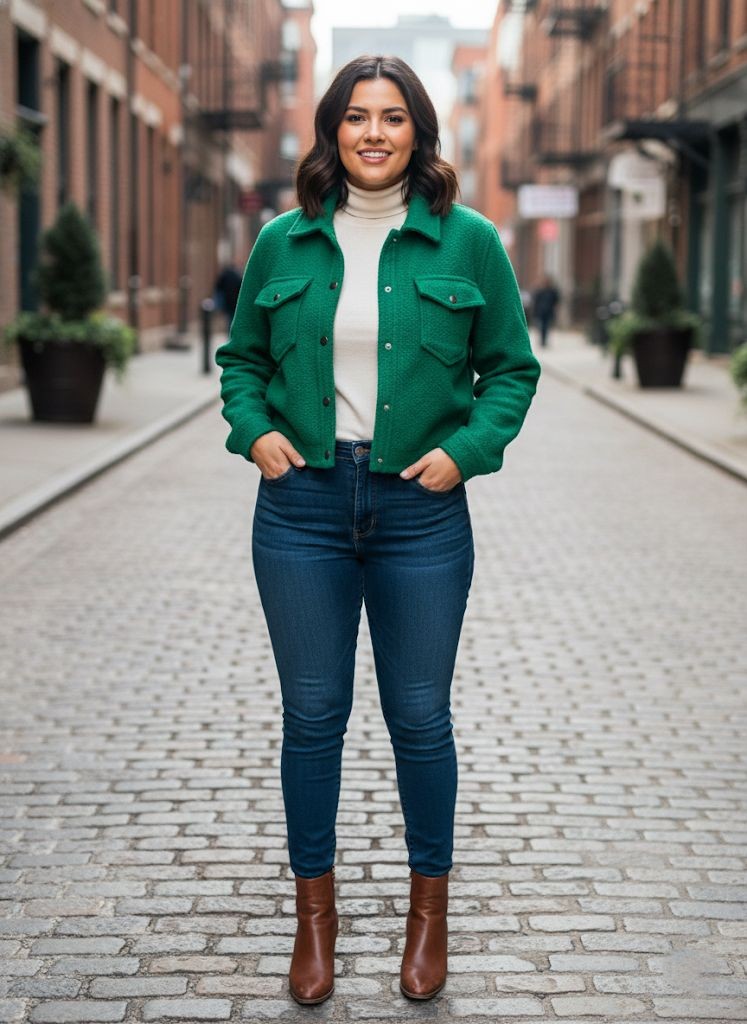 LOVE TREE CHAQUETA VERDE MUJER 80119JHV