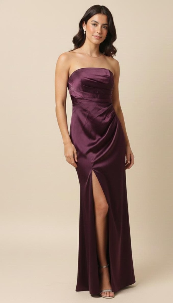 MANIJU VESTIDO MORADO LARGO MF22604