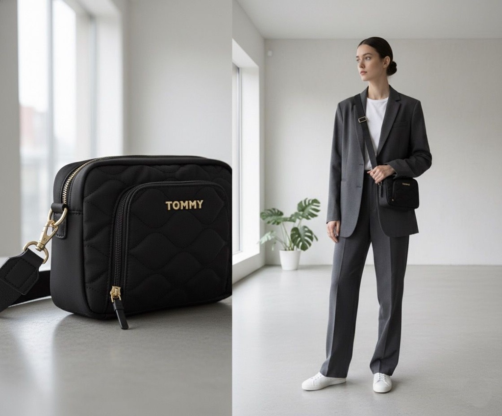 TOMMY CARTERA NEGRO PEQUEÑO