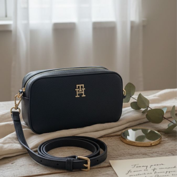 TOMMY CARTERA AZUL MARINO PEQUEÑA