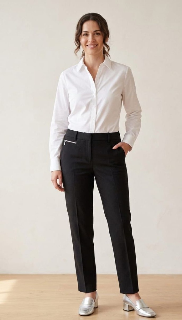 ZAC&RACHEL PANTALON NEGRO NA816GTT9N