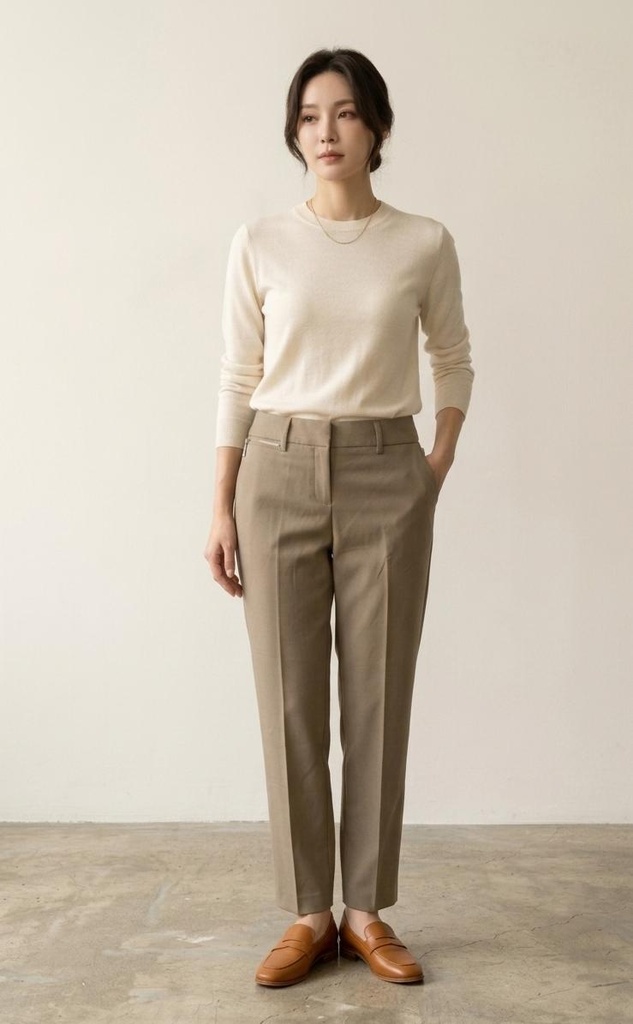 ZAC&RACHEL PANTALON TELA TAUPE MUJER NA816GTT9T