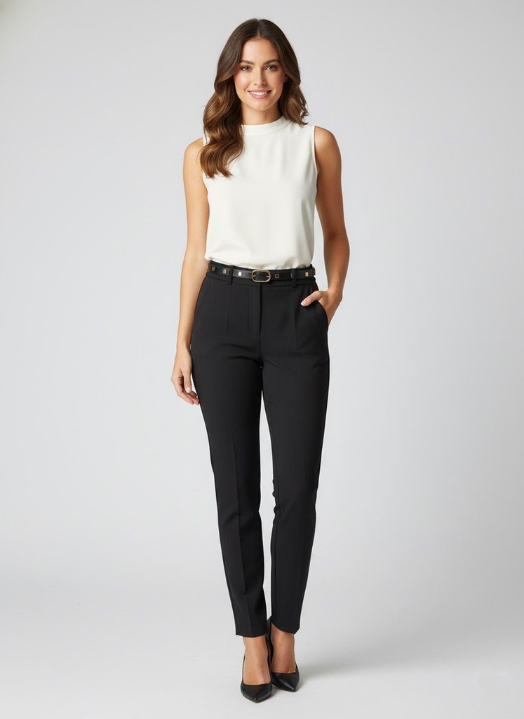 ZAC&RACHEL PANTALON TELA NEGRO NA81HS14X