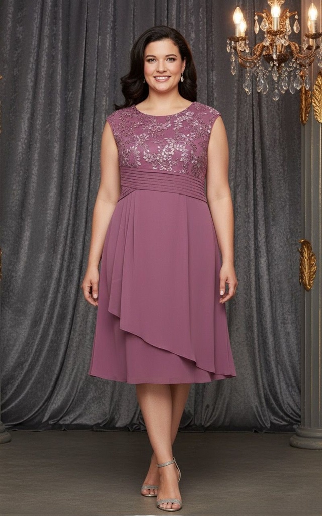 ALEX VESTIDO MORADO LILA MUJER 81171802