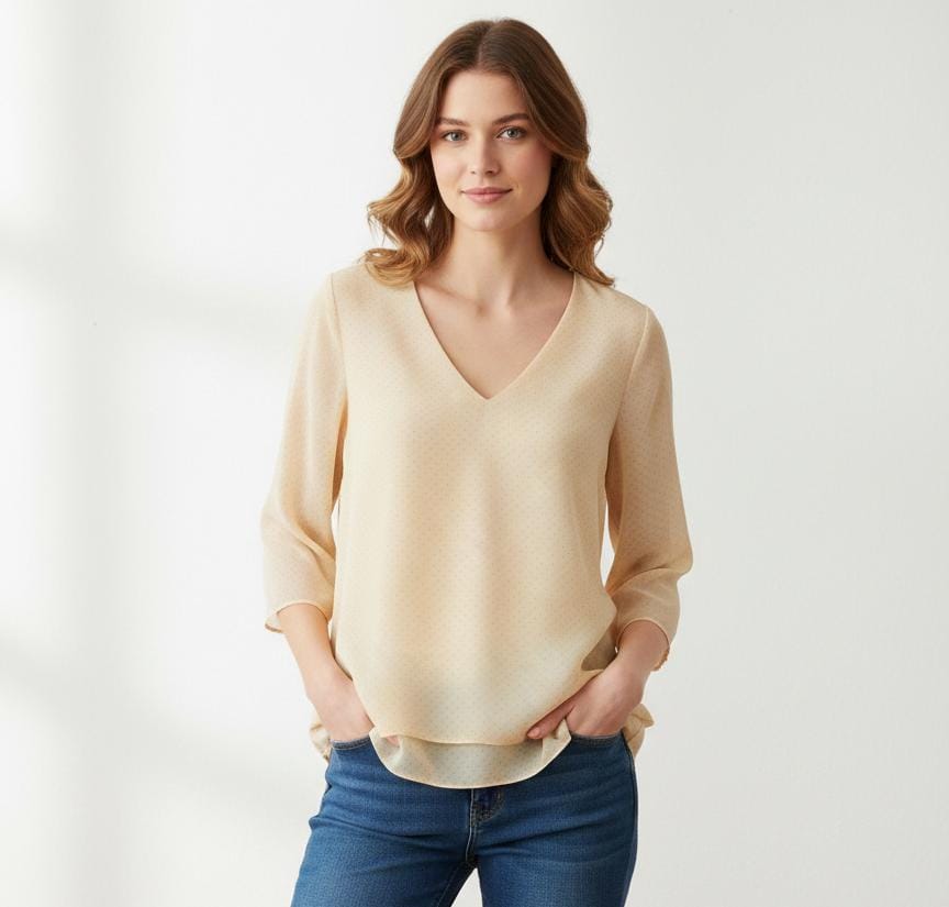 MILANO BLUSA MUJER AMARILLO ESTAMPADO 81176899