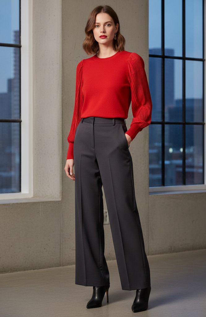 ZAC&RACHEL BLUSA-SUETER ROJO ST818D9I3R