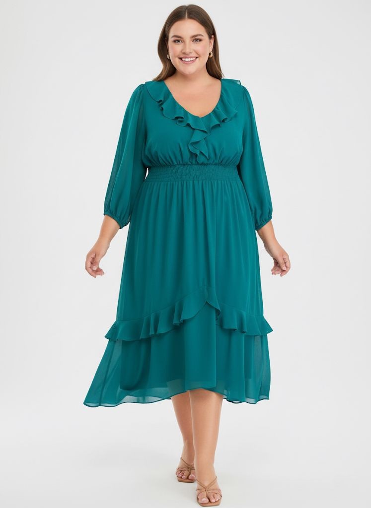 MAISON TARA VESTIDO AQUA LARGO MUJER 92171M