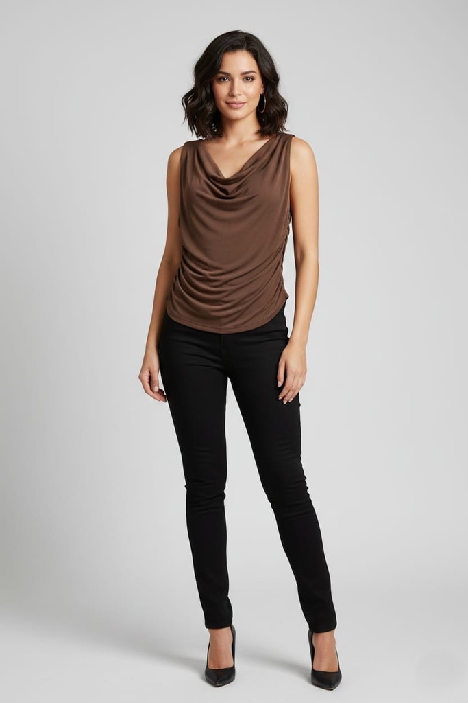 HYFVE BLUSA CAFE BRILLANTE ZZ12348484C