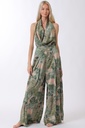 AAKAA JUMPSUIT VERDE FLORES COLORES RA93297H