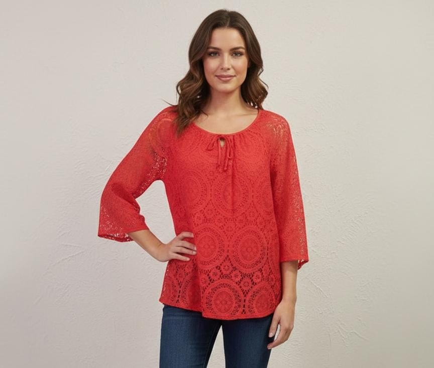 TACERA BLUSA MUJER AQUA 5110LR