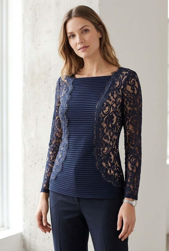 MSK BLUSA AZUL MARINO 90714AM