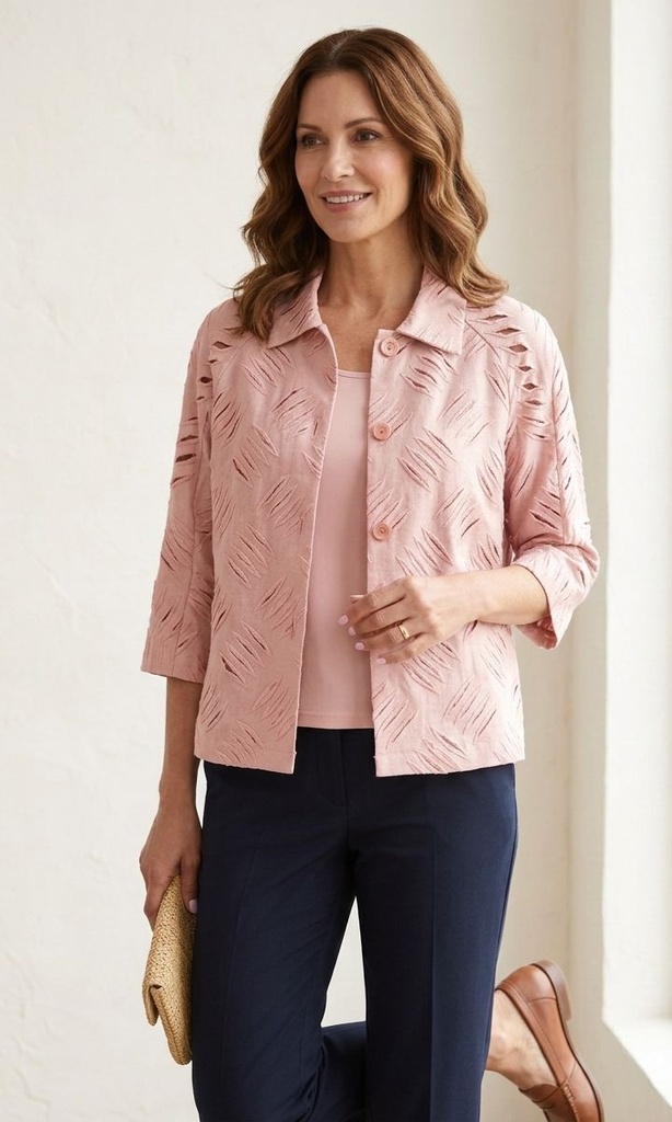 SAMUEL DONG BLUSA ROSA 15702