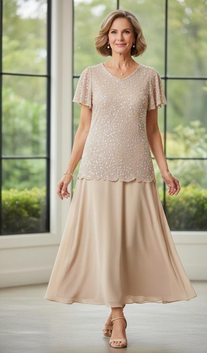 ADRIANNA PAPELL VESTIDO M.CHAMPANGE 084522450