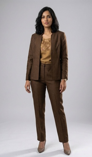 [101677] R&K SACO-BLUSA-PANTALON M.CHOCOLATE