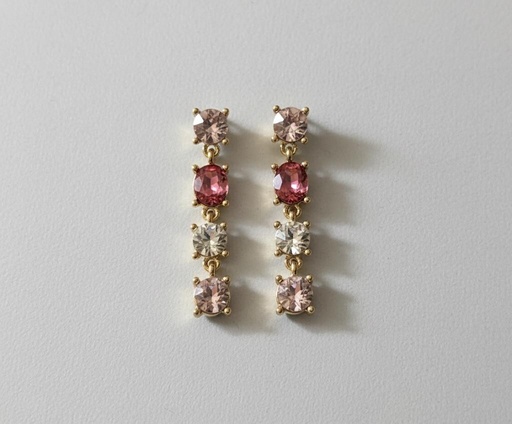 [1033A] GARDEN ARETES BRILLANTE COLORES