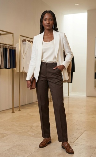 [10384CAR] DAVID ASH PANTALON FORMAL CARBON