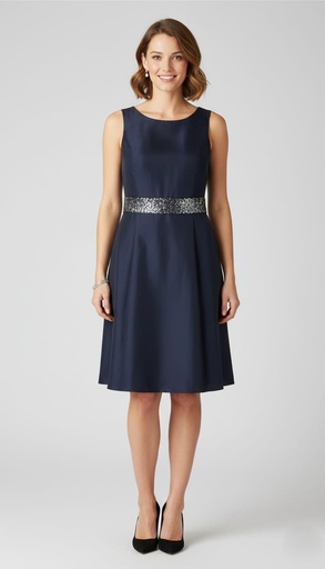 [106599745BA] NINE WEST VESTIDO MUJER AZUL M.