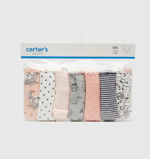 [106978] CARTER´S BLUMER COLORES 7PZS NIÑA