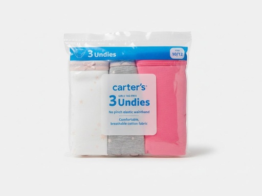 CARTER´S BLUMER NIÑA 3PZS 106979