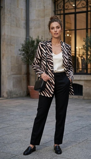 ANNE KLEIN BLAZER AZUL M-CAFE-BLC 10872141