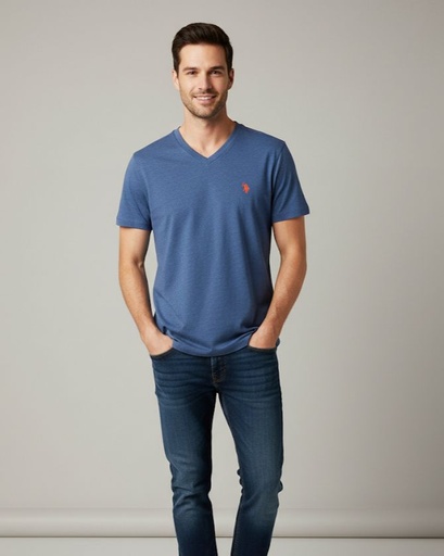 POLO CAMISETA AZUL MARINO MUJER 11390204AM