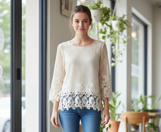 [1148] SORRENTO BLUSA MUJER BEIGE 1148