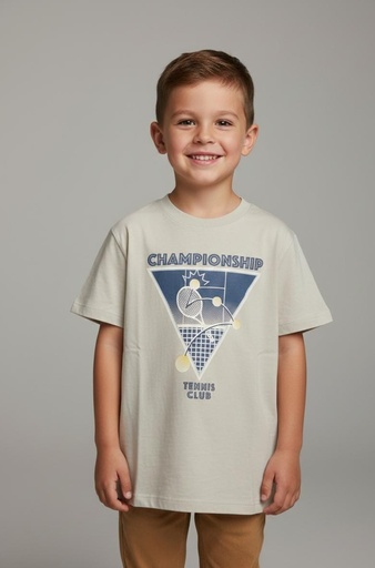 CARTER´S CAMISETA GRIS TENIS NIÑO 11879G