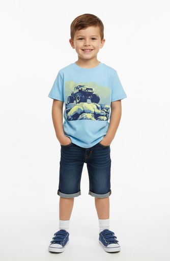 [11895Q] CARTER´S CAMISETA CARRO NIÑO