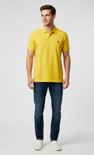 [11C58130AM] POLO CAMISETA C.P MARILLO HOMBRE