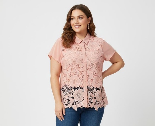 [131276R] AUGUST SILK BLUSA MUJER ROSA 131276