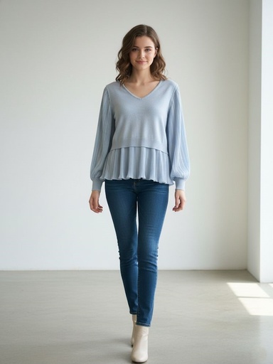 SIONI BLUSA CEELESTE MUJER 14448